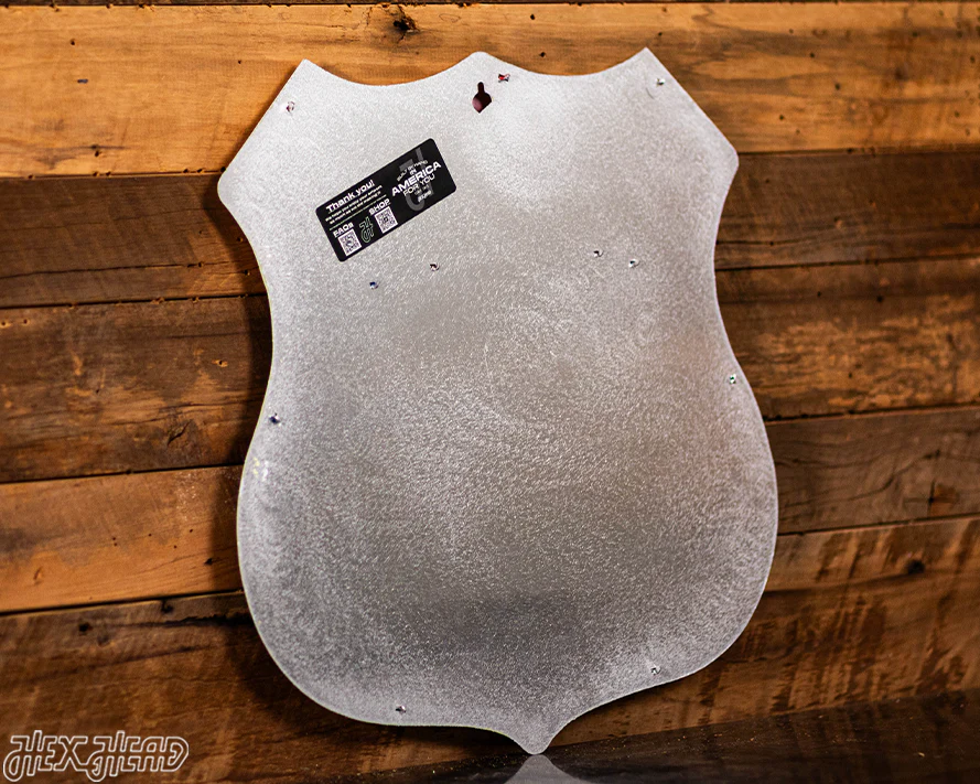 Route 66 Vintage Red White and Blue 3D Metal Wall Art - Image 17