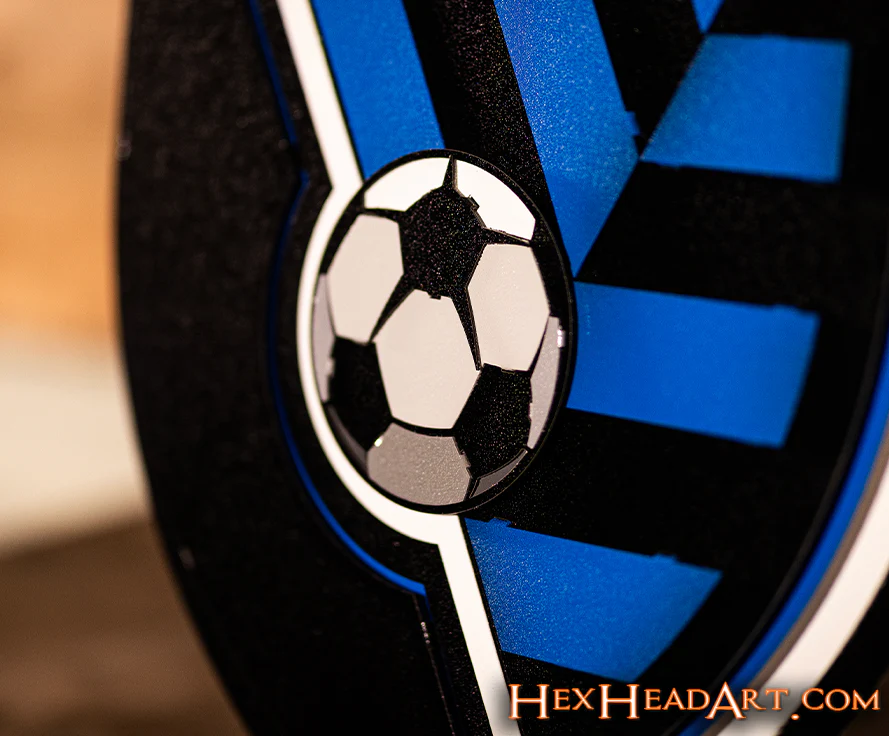 CLOSE OUT - San Jose Earthquakes "Quakes" 3D Vintage Metal Wall Art - Image 8