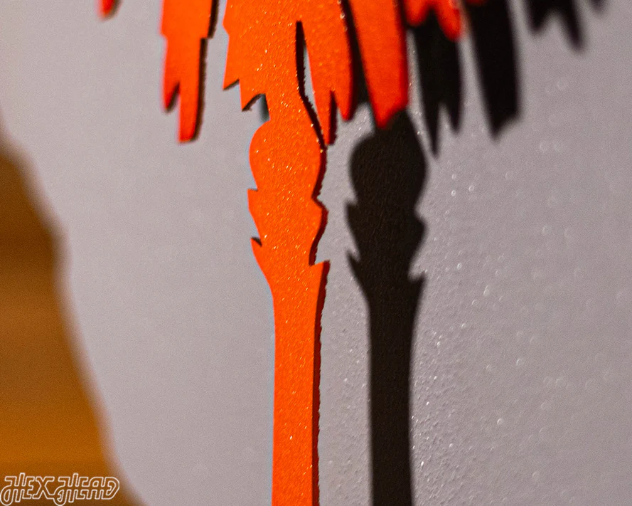 South Carolina State Emblem 3D Vintage Metal Wall Art - Image 12