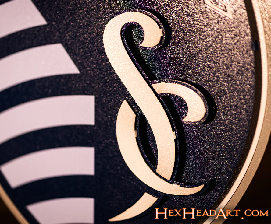 CLOSE OUT - Sporting Kansas City 3D Vintage Metal Wall Art - Image 4