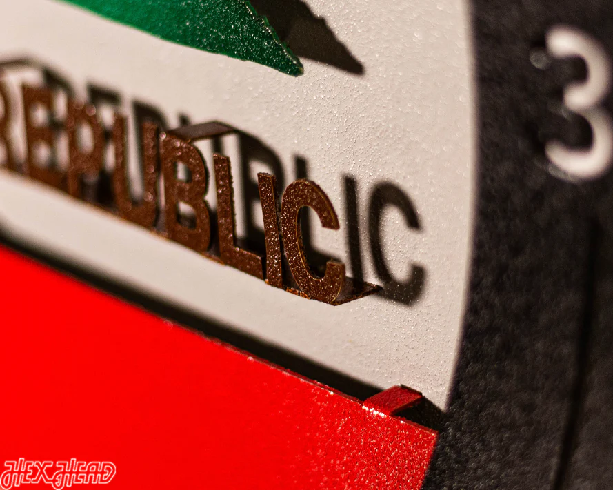 State of California Crest 3D Metal Wall Art - Image 4