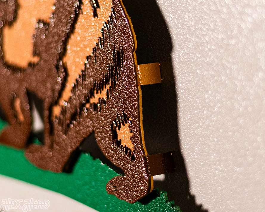 State of California Crest 3D Metal Wall Art - Image 7