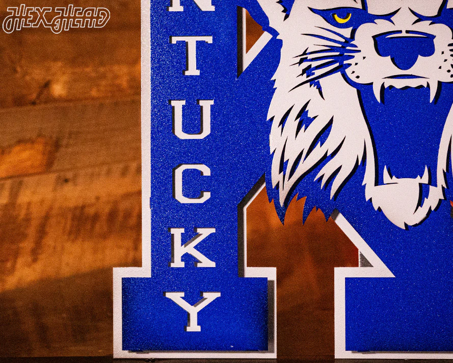 Kentucky Wildcats OUT of the VAULT, Vintage 70's Power K 3D Metal Wall Art - Image 6