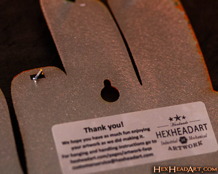 Miami Hurricanes Script 3D Vintage Metal Wall Art - Image 8