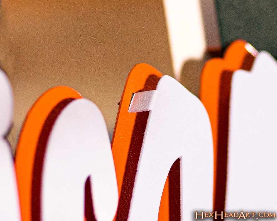 Miami "Hurricanes on U" 3D Vintage Metal Wall Art - Image 8