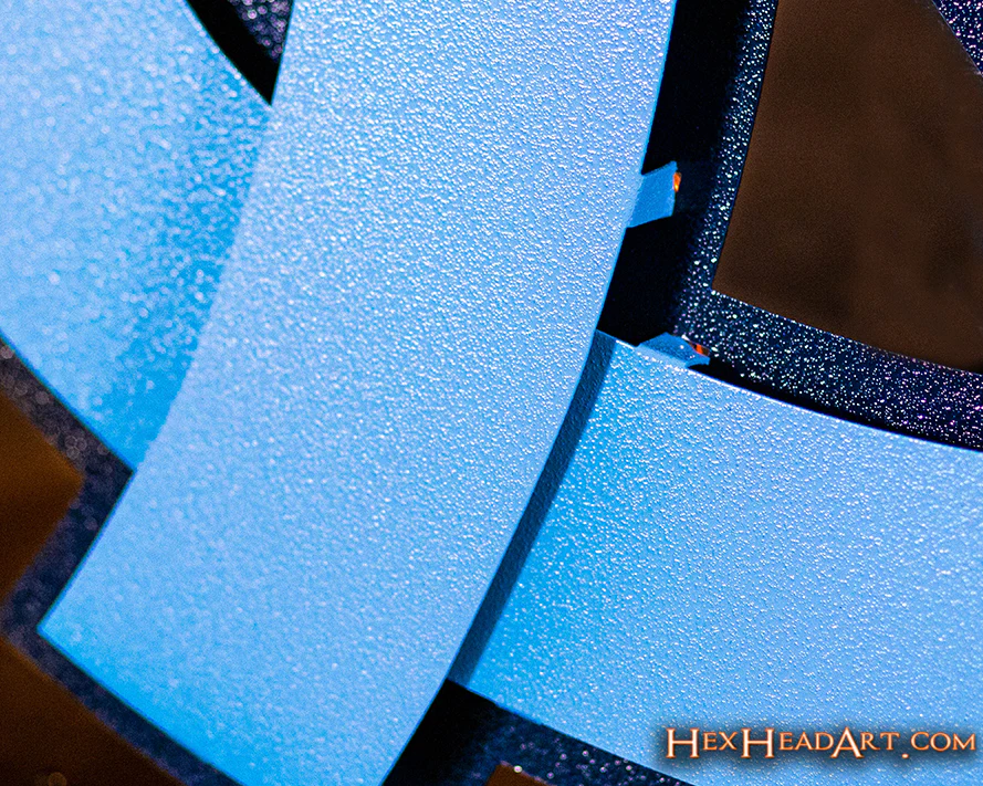 North Carolina Tar Heels "NC" 3D Vintage Metal Wall Art - Image 4