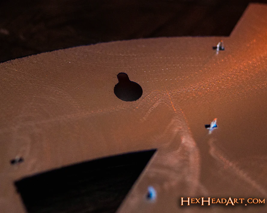 North Carolina Tar Heels "NC" 3D Vintage Metal Wall Art - Image 8