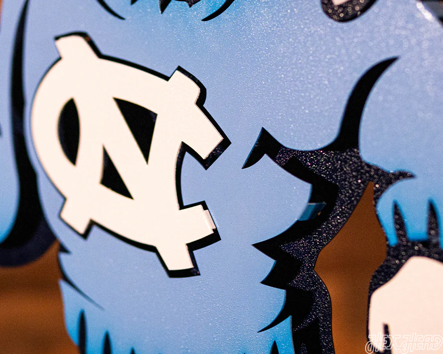 North Carolina Tar Heels "Rameses" 3D Vintage Metal Wall Art - Image 11
