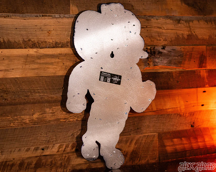 North Carolina Tar Heels "Rameses" 3D Vintage Metal Wall Art - Image 15