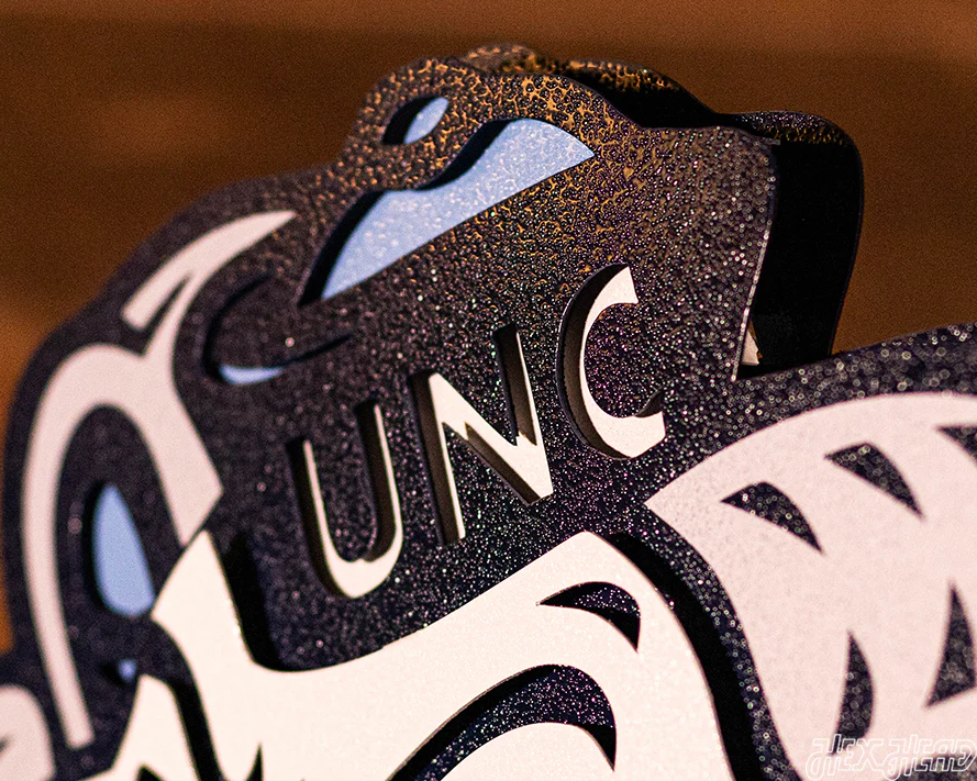 North Carolina Tar Heels "Rameses" 3D Vintage Metal Wall Art - Image 6