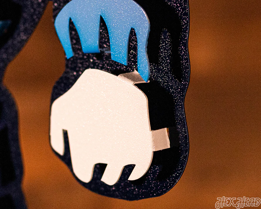 North Carolina Tar Heels "Rameses" 3D Vintage Metal Wall Art - Image 9