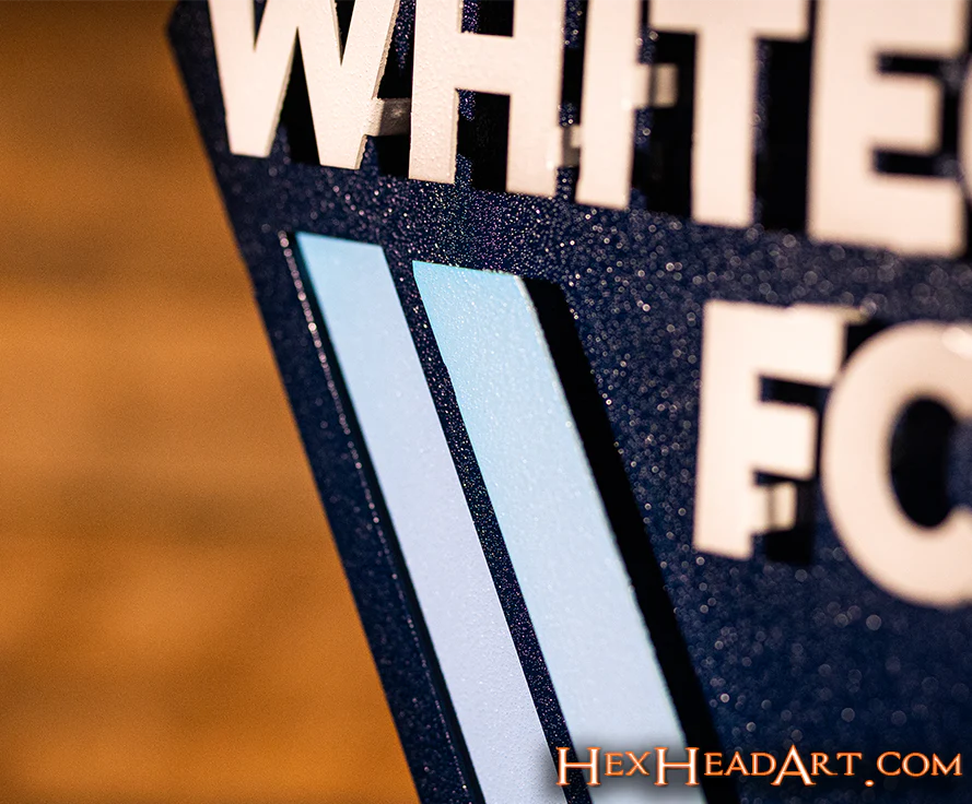 CLOSE OUT - Vancouver Whitecaps FC 3D Vintage Metal Wall Art - Image 6