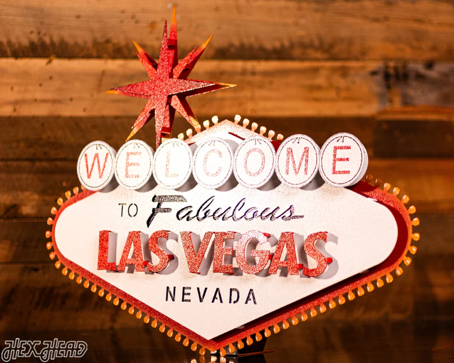"Welcome to Las Vegas" 3D Metal Wall Art - Image 4