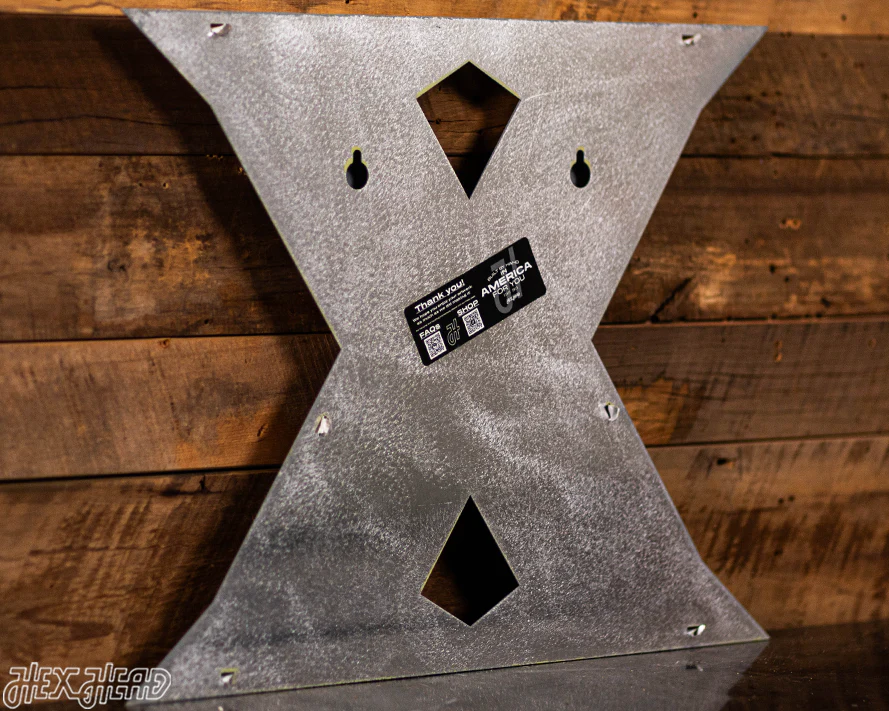 Xavier "X" 3D Vintage Metal Artwork - Image 14